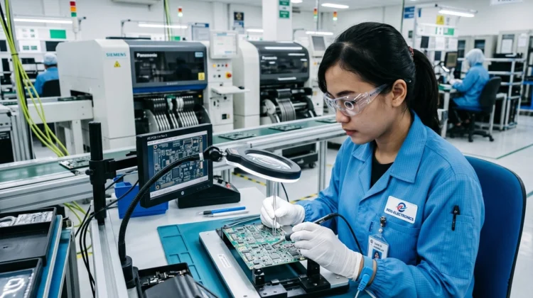 erp pabrik elektronik