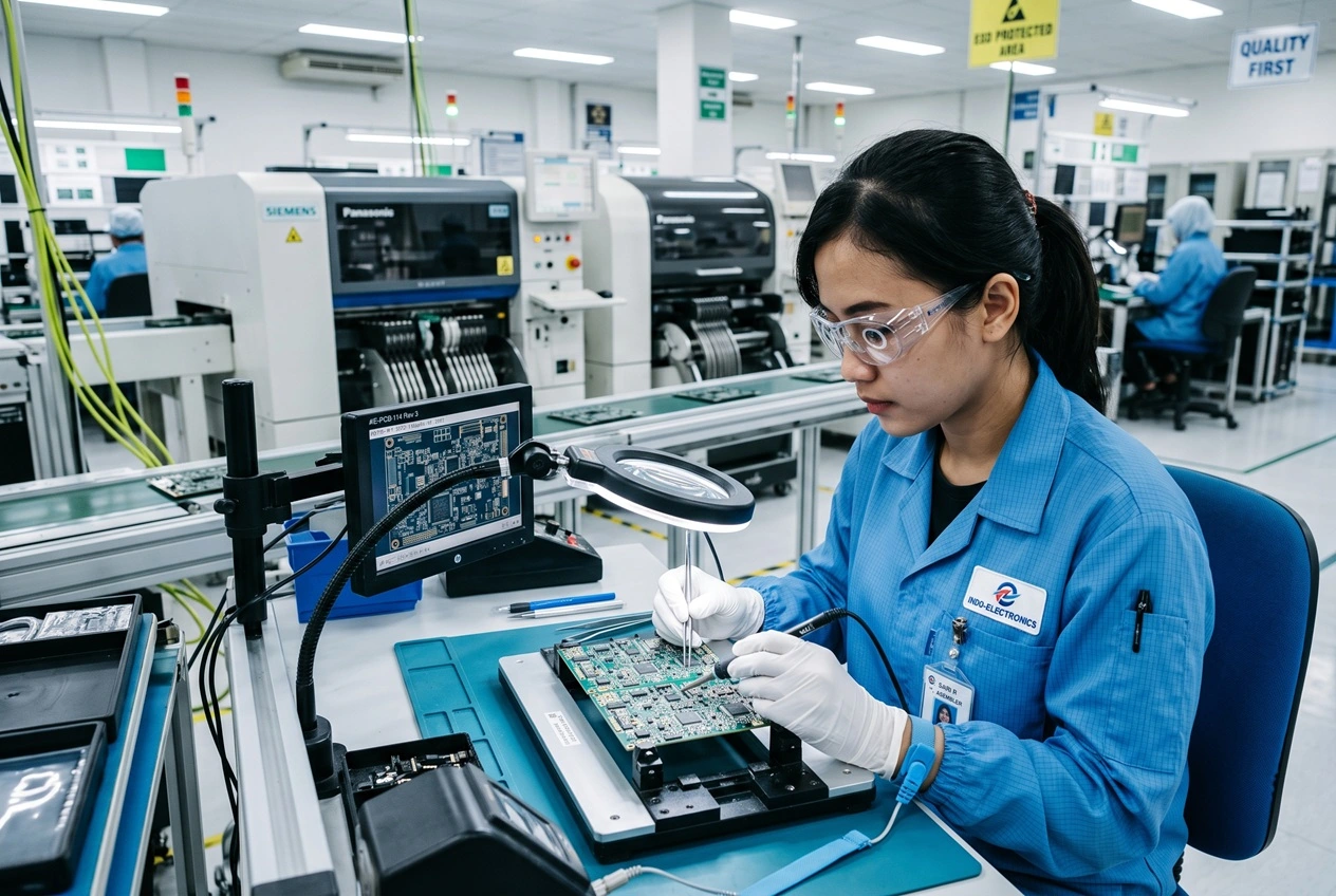 erp pabrik elektronik