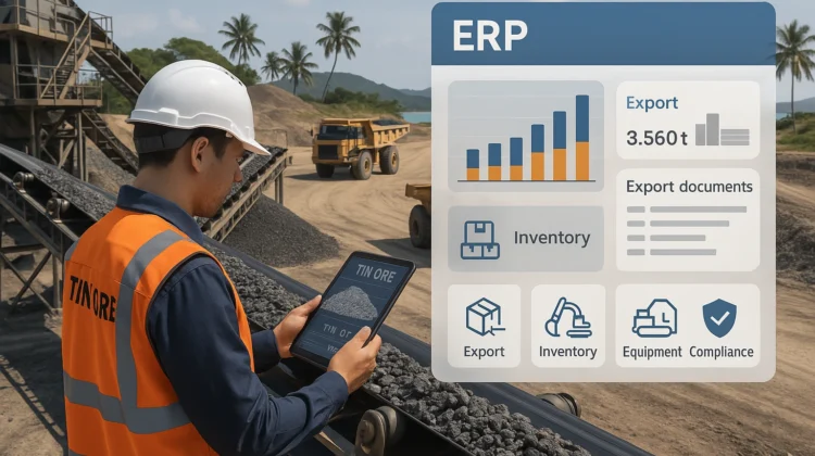 erp untuk tambang timah