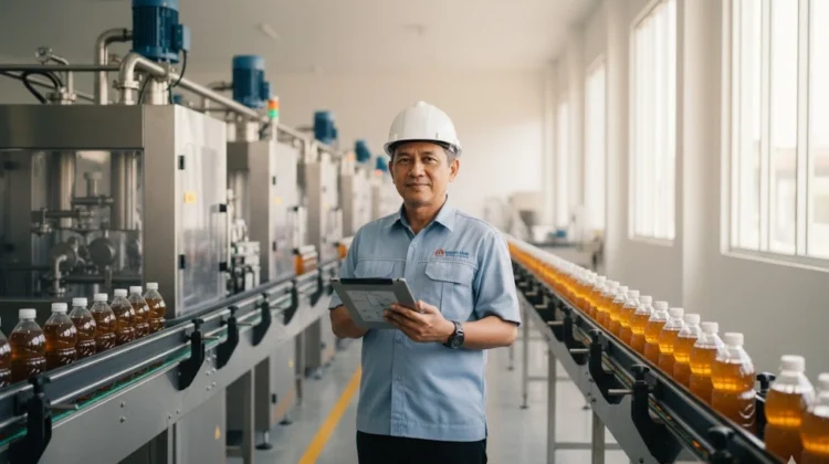 pengendalian biaya produksi pabrik makanan dan minuman