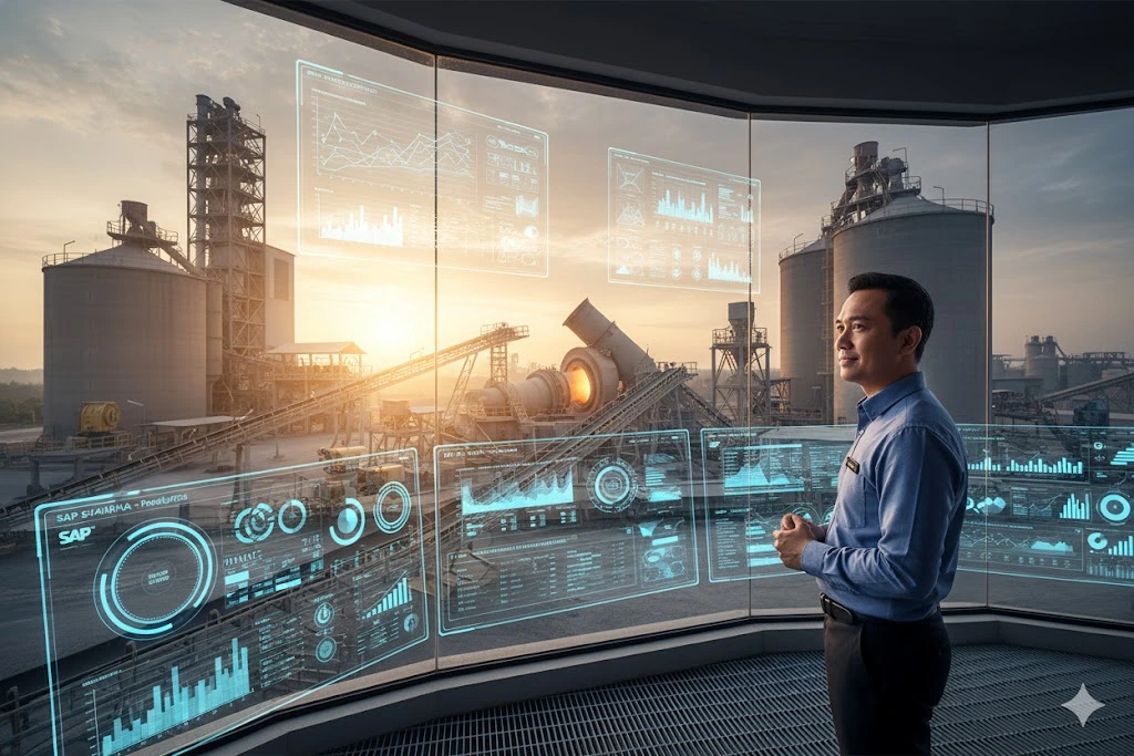 sap s4 Hana di pabrik semen