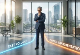 fast roll out vs phased implementation sap s4hana