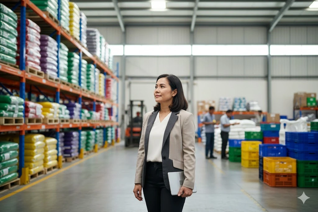 hemat satu setengah jam di pabrik plastik dengan sap b1