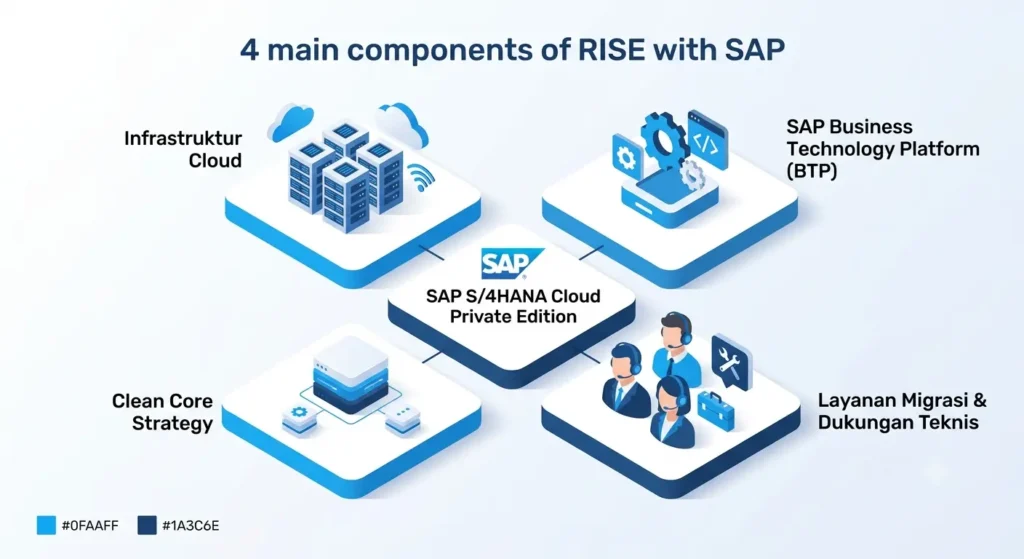 4 komponen rise with SAP