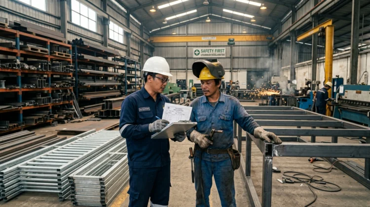 ERP di Pabrik Fabrikasi Logam